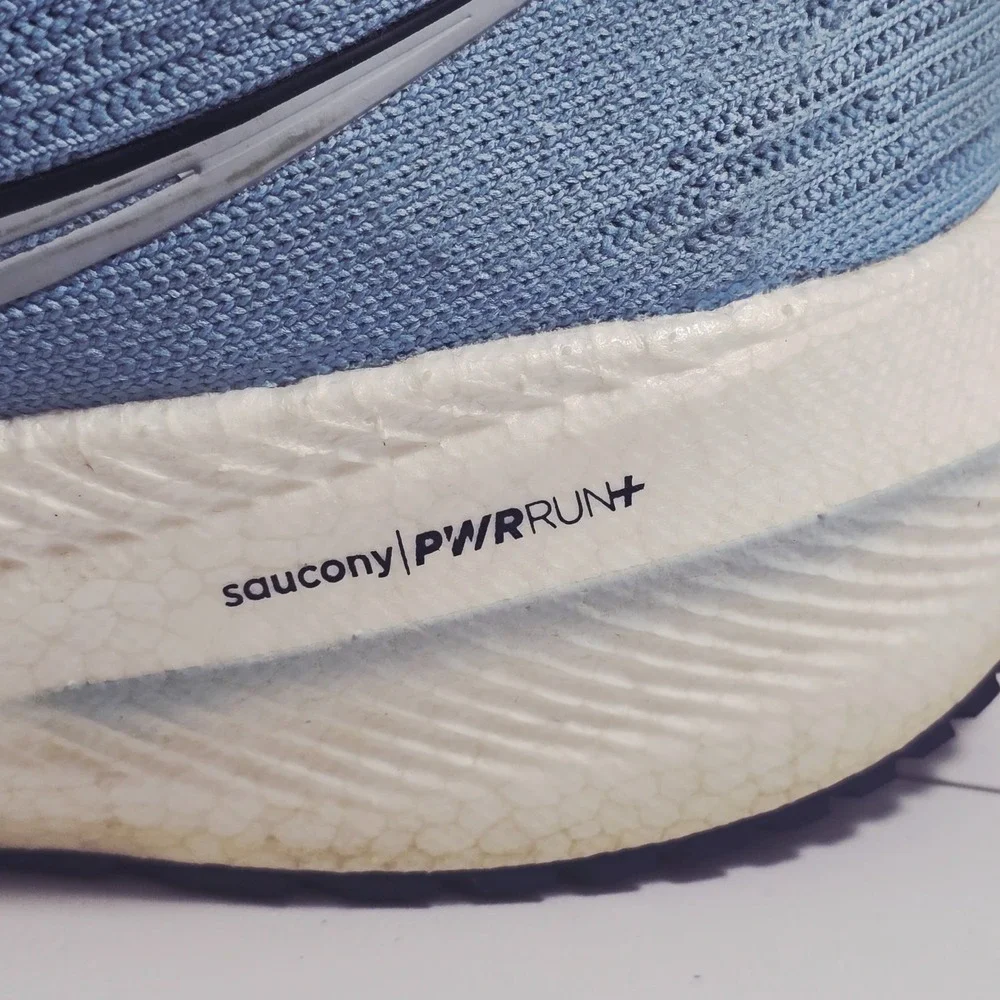 Saucony Triumph 21 Running Athletic Shoes Womens US 10 Blue White Sneakers - Picture 8 of 14